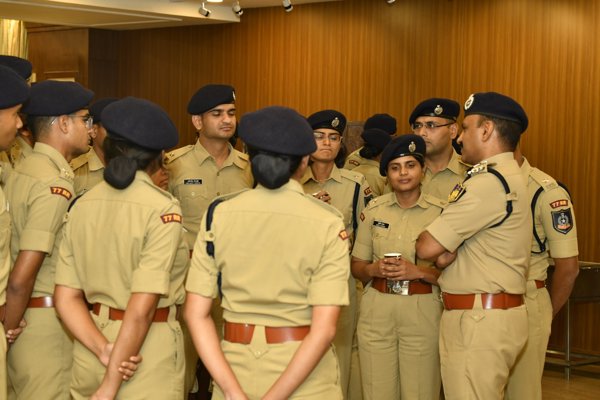   The trainees of 77th RR batch of IPS visited the CRPFs Shaurya Officers Institute